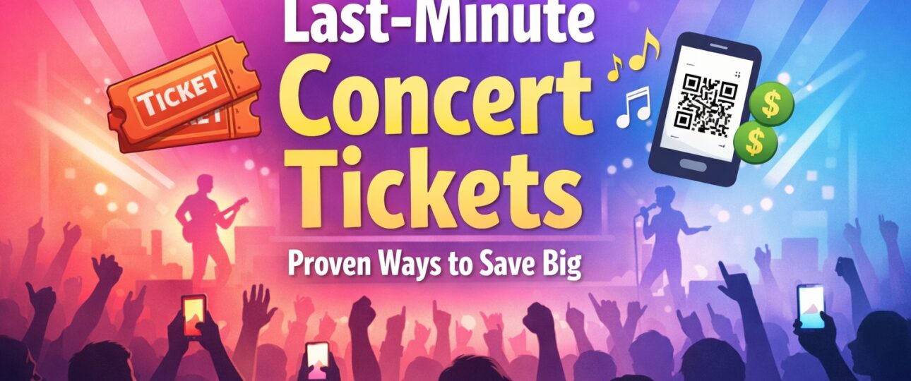Last-Minute Concert Tickets: Proven Ways to Save Big